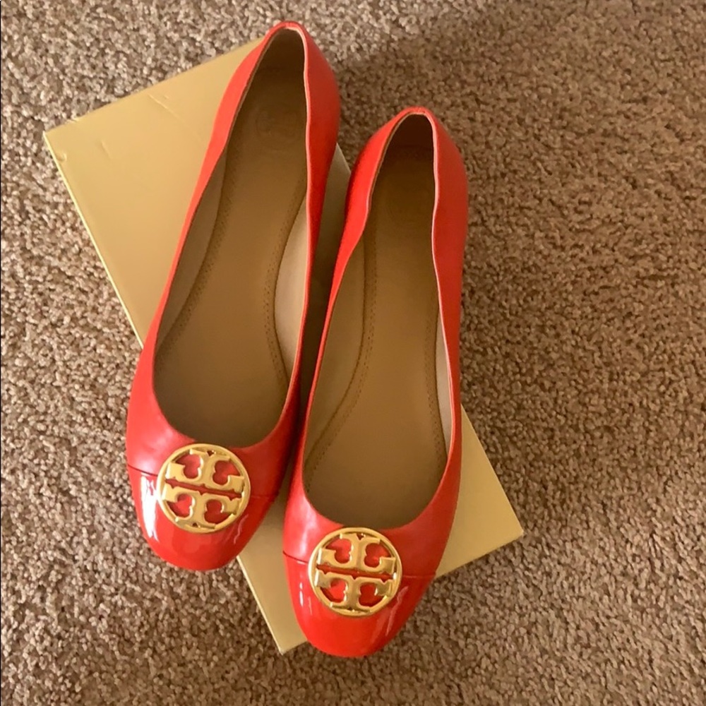 Tory Burch Chelsea Cap Toe Ballet Flat 9.5
